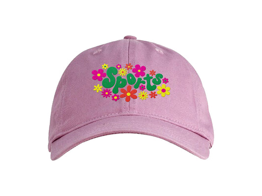 Happy Hippie Dippy Sports Hat in Lilac